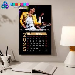 Queen Band New Year 2025 Wall Hanging Calendar