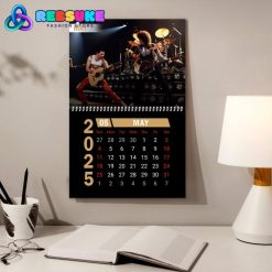 Queen Band New Year 2025 Wall Hanging Calendar