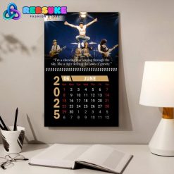 Queen Band New Year 2025 Wall Hanging Calendar