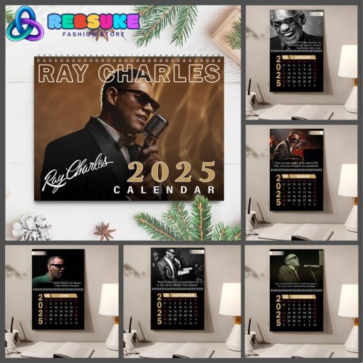 Ray Charles New Year 2025 Wall Hanging Calendar