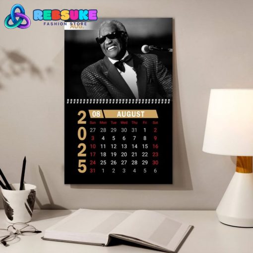 Ray Charles New Year 2025 Wall Hanging Calendar