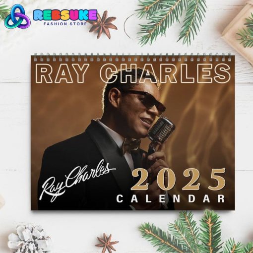 Ray Charles New Year 2025 Wall Hanging Calendar