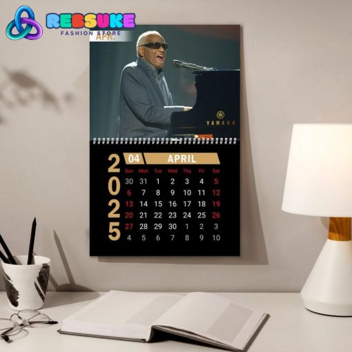 Ray Charles New Year 2025 Wall Hanging Calendar