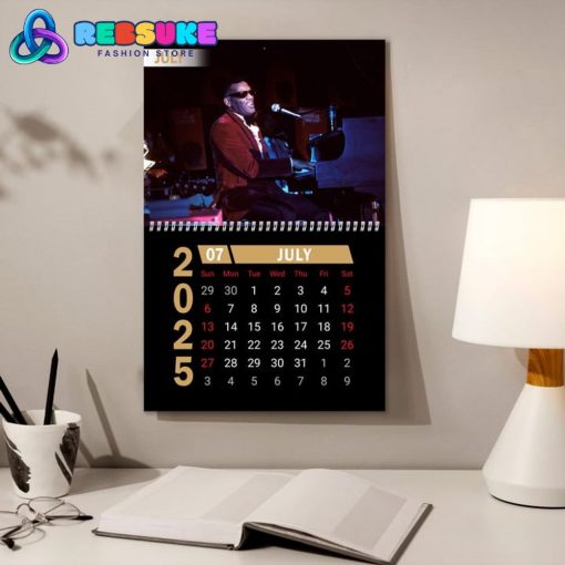 Ray Charles New Year 2025 Wall Hanging Calendar