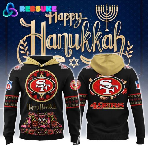 San Francisco 49ers NFL Hanukkah Holiday Hoodie