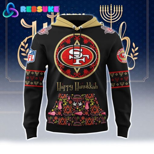 San Francisco 49ers NFL Hanukkah Holiday Hoodie