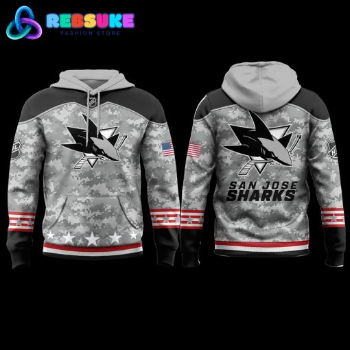 San Jose Sharks 2024 Military Appreciation Hoodie Set