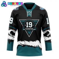 San Jose Sharks x Joe Thornton #19 Retirement Hockey Jersey