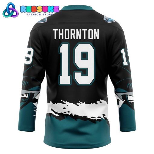 San Jose Sharks x Joe Thornton #19 Retirement Hockey Jersey