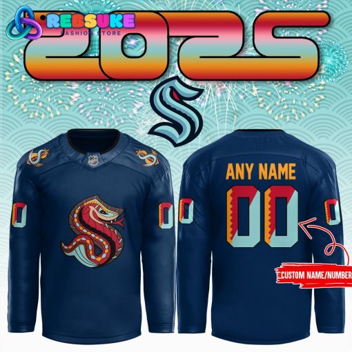 Seattle Kraken 2025 NHL Lunar New Year Premium Hockey Jersey