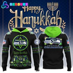 Seattle Seahawks NFL Hanukkah Holiday Hoodie