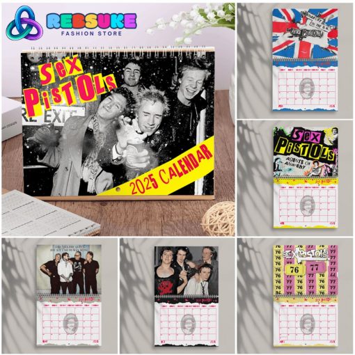 Sex Pistols New Year 2025 Wall Hanging Calendar