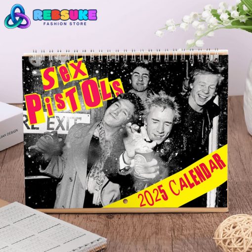 Sex Pistols New Year 2025 Wall Hanging Calendar