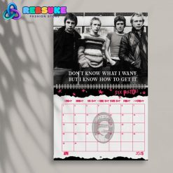 Sex Pistols New Year 2025 Wall Hanging Calendar