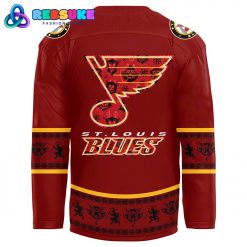 St Louis Blues x 2024 NHL Christmas Devil Krampus Holiday Hockey Jersey