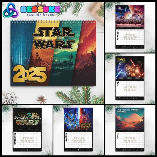 Star Wars 2025 Wall Hanging Calendar