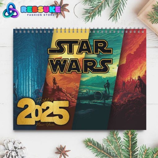 Star Wars 2025 Wall Hanging Calendar