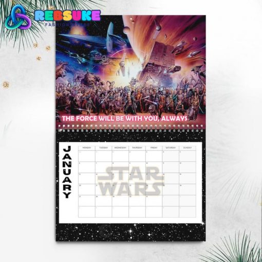 Star Wars 2025 Wall Hanging Calendar