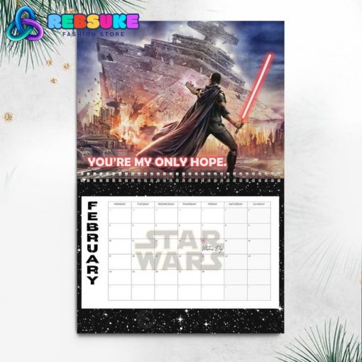 Star Wars 2025 Wall Hanging Calendar