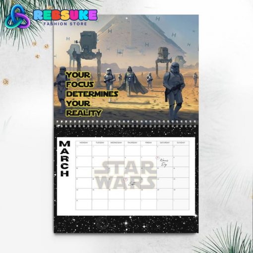 Star Wars 2025 Wall Hanging Calendar