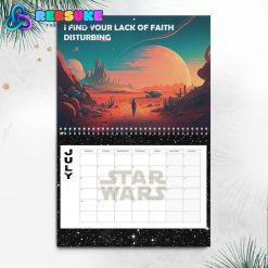 Star Wars 2025 Wall Hanging Calendar