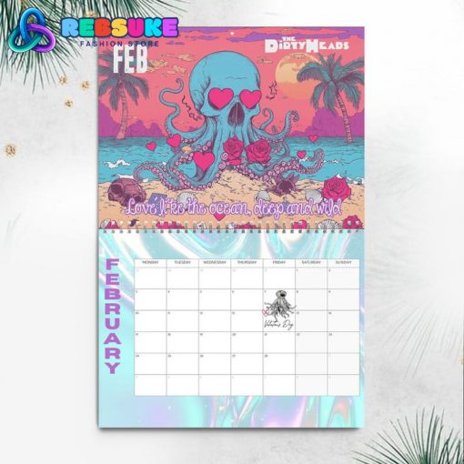 The Dirty Heads New Year 2025 Wall Hanging Calendar For Fan