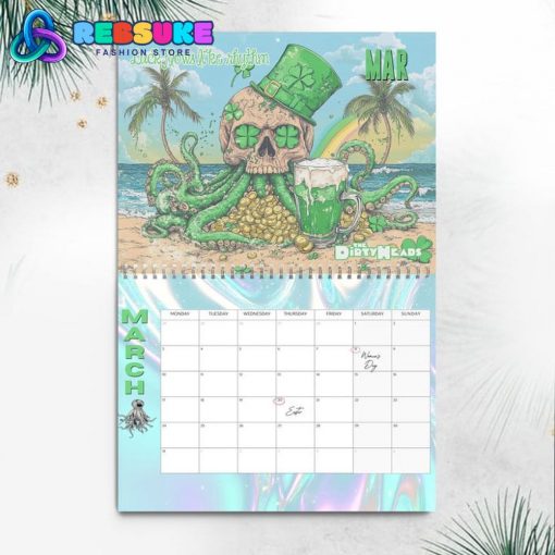 The Dirty Heads New Year 2025 Wall Hanging Calendar For Fan