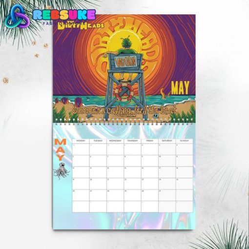 The Dirty Heads New Year 2025 Wall Hanging Calendar For Fan