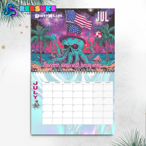 The Dirty Heads New Year 2025 Wall Hanging Calendar For Fan