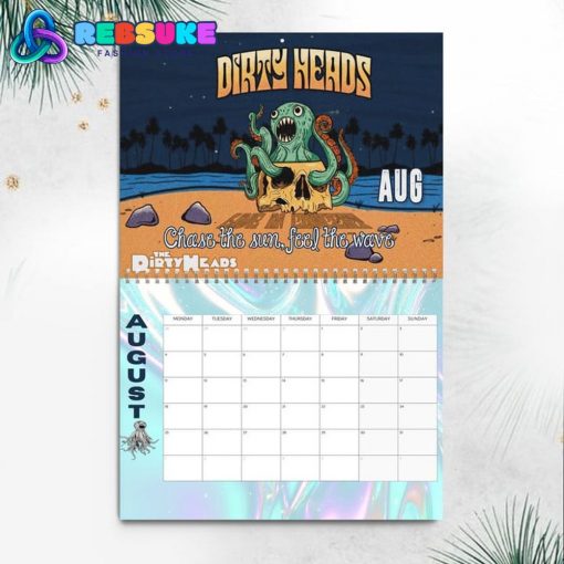 The Dirty Heads New Year 2025 Wall Hanging Calendar For Fan