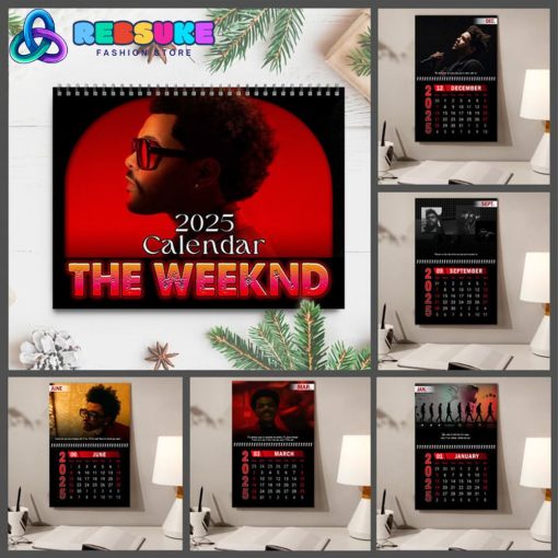 The Weeknd New Year 2025 Wall Hanging Calendar