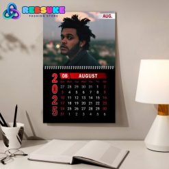 The Weeknd New Year 2025 Wall Hanging Calendar