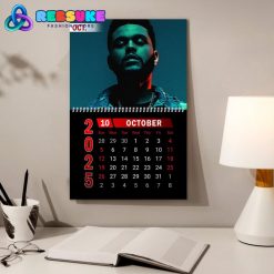 The Weeknd New Year 2025 Wall Hanging Calendar