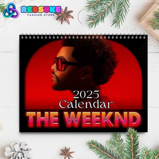 The Weeknd New Year 2025 Wall Hanging Calendar