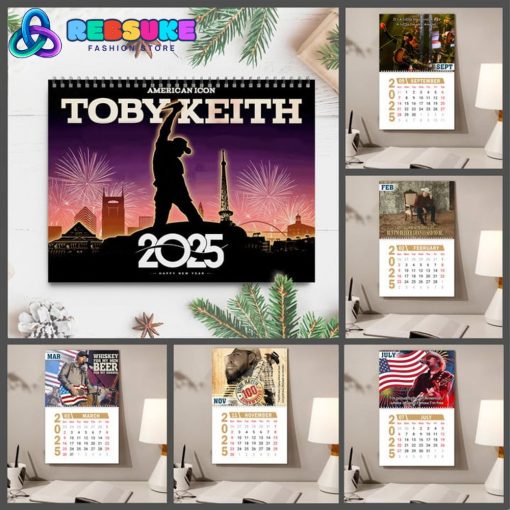 Toby Keith New Year 2025 Wall Hanging Calendar