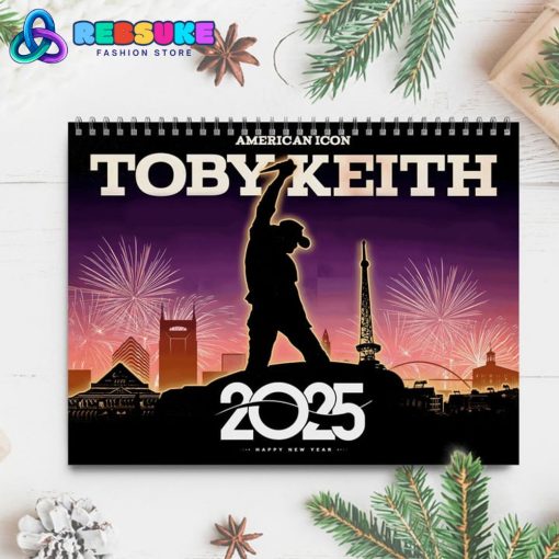 Toby Keith New Year 2025 Wall Hanging Calendar