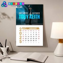 Toby Keith New Year 2025 Wall Hanging Calendar