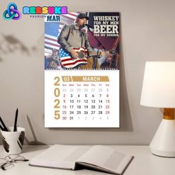 Toby Keith New Year 2025 Wall Hanging Calendar