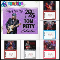 Tom Petty New Year 2025 Wall Hanging Calendar For Fan