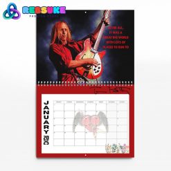 Tom Petty New Year 2025 Wall Hanging Calendar For Fan