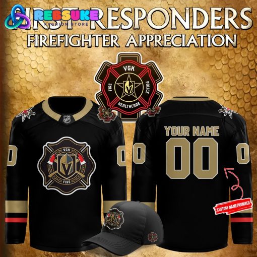 Vegas Golden Knights x 2024 Firefighter Appreciation Night Hockey Jersey