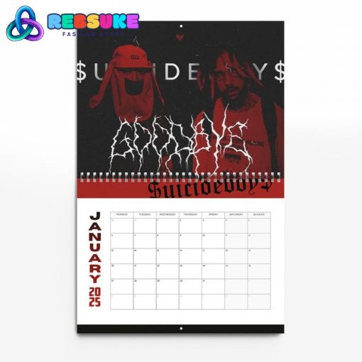 $uicideboy$ New Year 2025 Wall Hanging Calendar