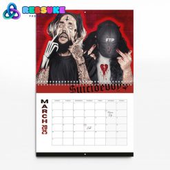 uicideboy New Year 2025 Wall Hanging Calendar