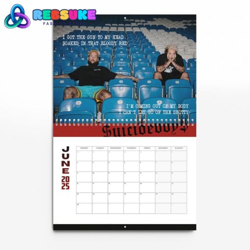 $uicideboy$ New Year 2025 Wall Hanging Calendar