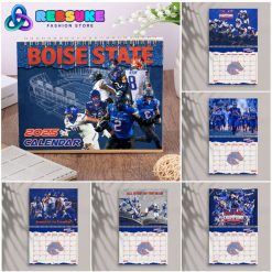 Boise State Football Happy New Year 2025 Wall Hanging Calendar