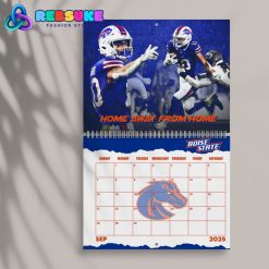 Boise State Football Happy New Year 2025 Wall Hanging Calendar