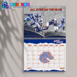 Boise State Football Happy New Year 2025 Wall Hanging Calendar