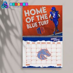 Boise State Football Happy New Year 2025 Wall Hanging Calendar