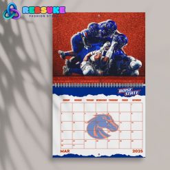 Boise State Football Happy New Year 2025 Wall Hanging Calendar