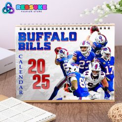 Buffalo Bills Happy New Year 2025 Wall Hanging Calendar